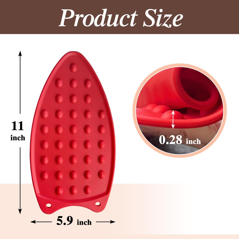 Savina Silicone Rest Pad for Ironing Board(2 Pack). Heat Resistant Pad, Thicker Version. Perfect Combination with Ironing Board and Mat. - Image 2